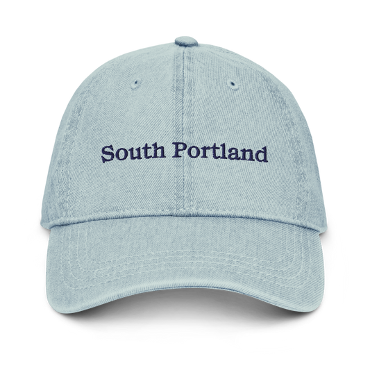 South Portland Chambray Dad Hat Serif
