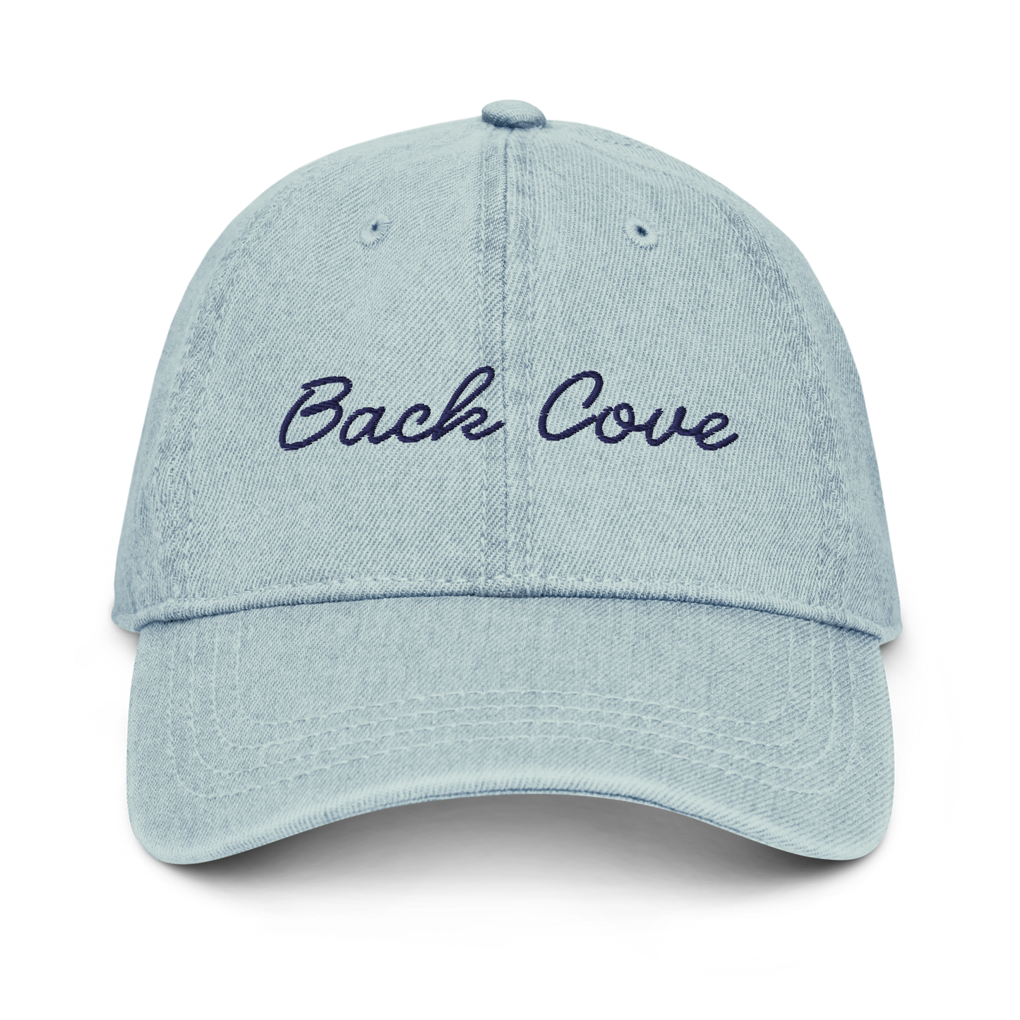 Back Cove Chambray Dad Hat - Script