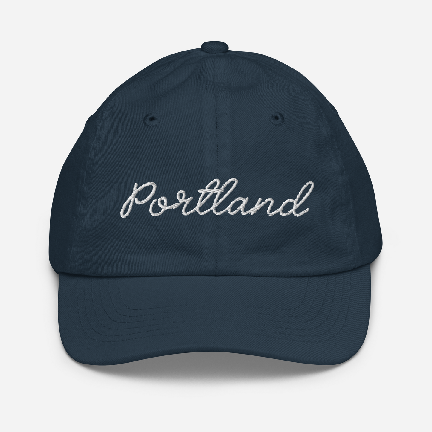 Kids Portland Cotton Cap - Navy