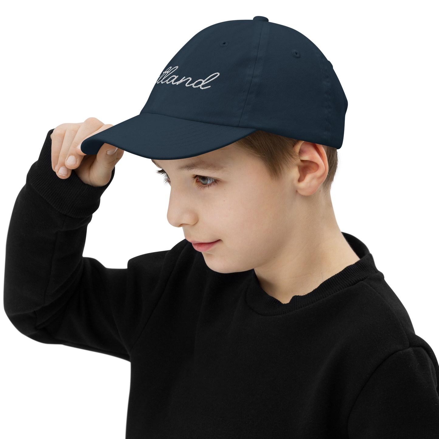 Kids Portland Cotton Cap - Navy